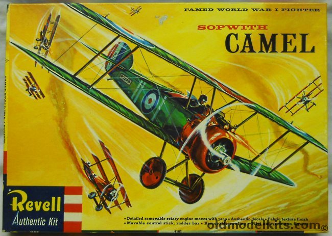 Revell 1/28 Sopwith Camel -  'S' Issue, H197-198 plastic model kit